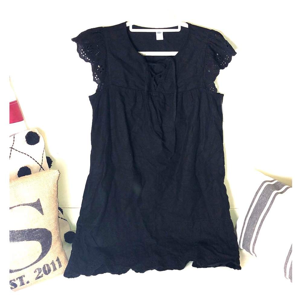 NWOT Linen & Lace Dress sz XS - Picture 2 of 6